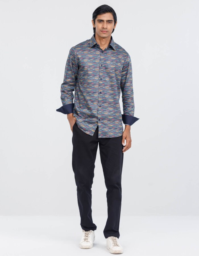 CASUAL SHIRT L/S - multi_color - Image 1
